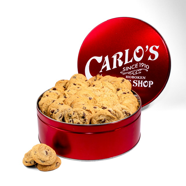 Carlo's Bakery cookie tin