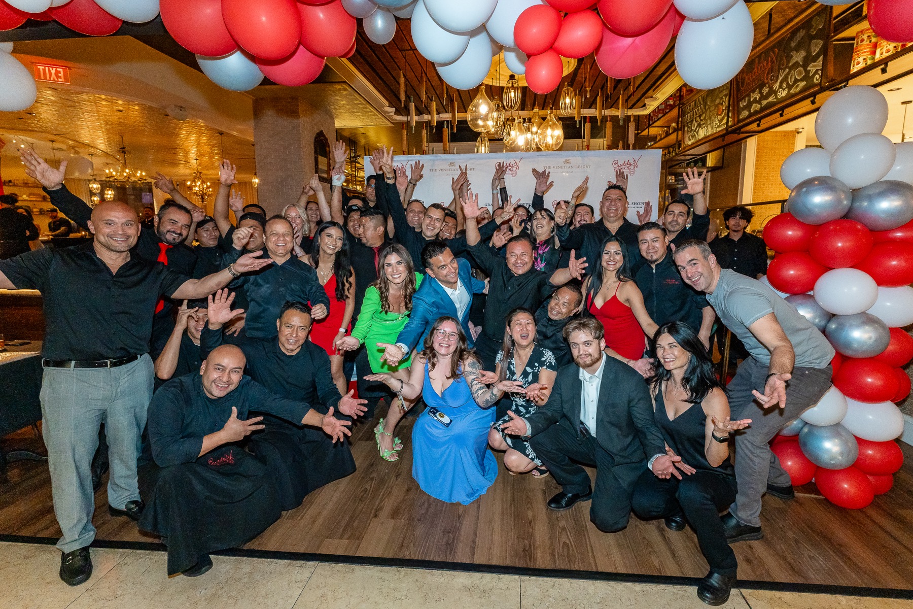 Carlo's Bakery team celebrating together